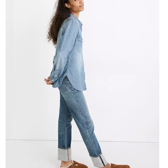 Madewell Denim Button-Up Shirt in Bluffton Wash - Picture 5 of 13